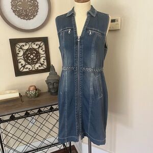 INC International Concepts Blue Denim Dress